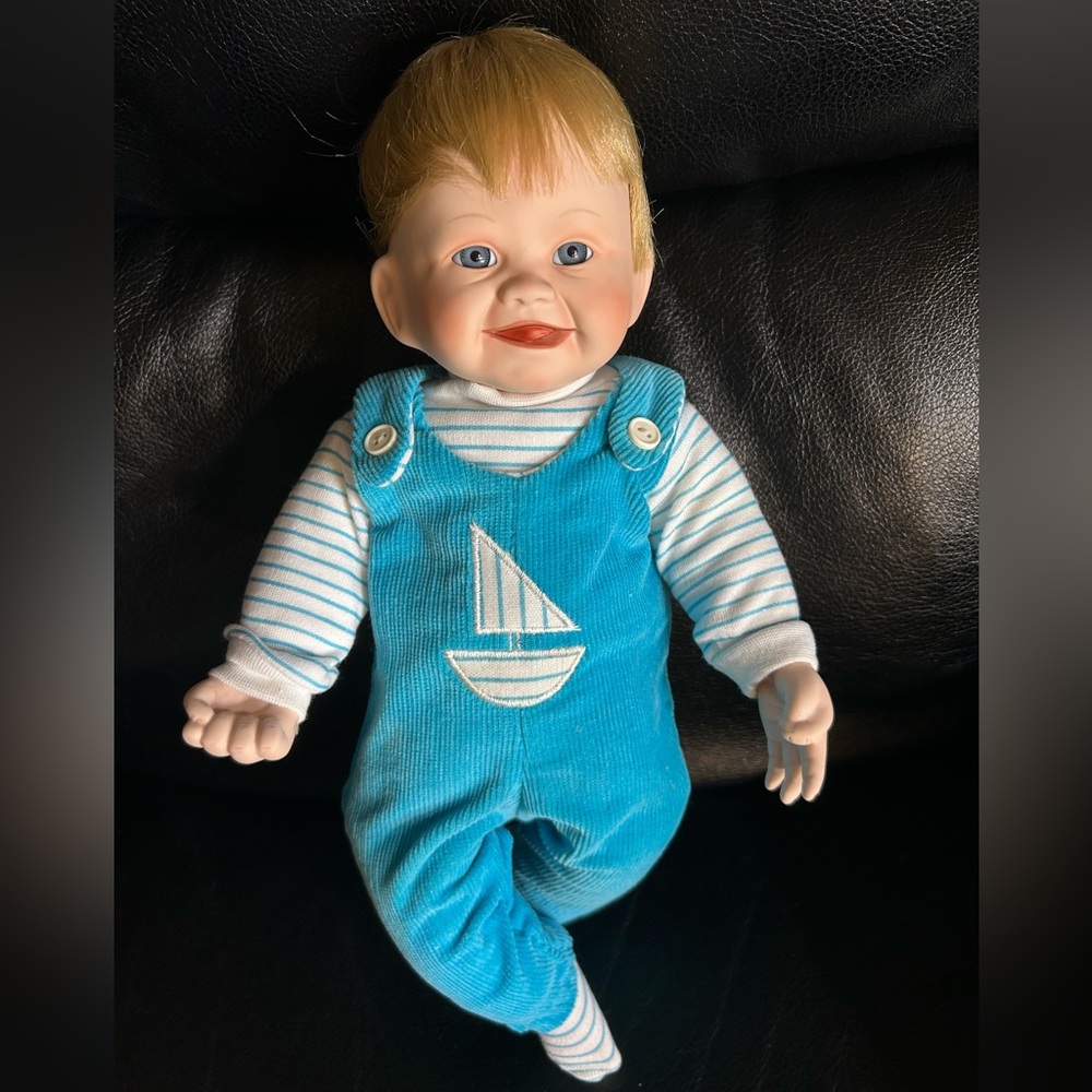 Vintage Edwin M. Knowles “Christopher’s First Smile” Collectible Doll